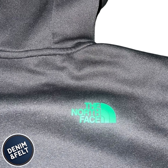 The North Face Unisex Full Zip Green/Black Hoodie | EUC!! 🖤💚 - Picture 6 of 8
